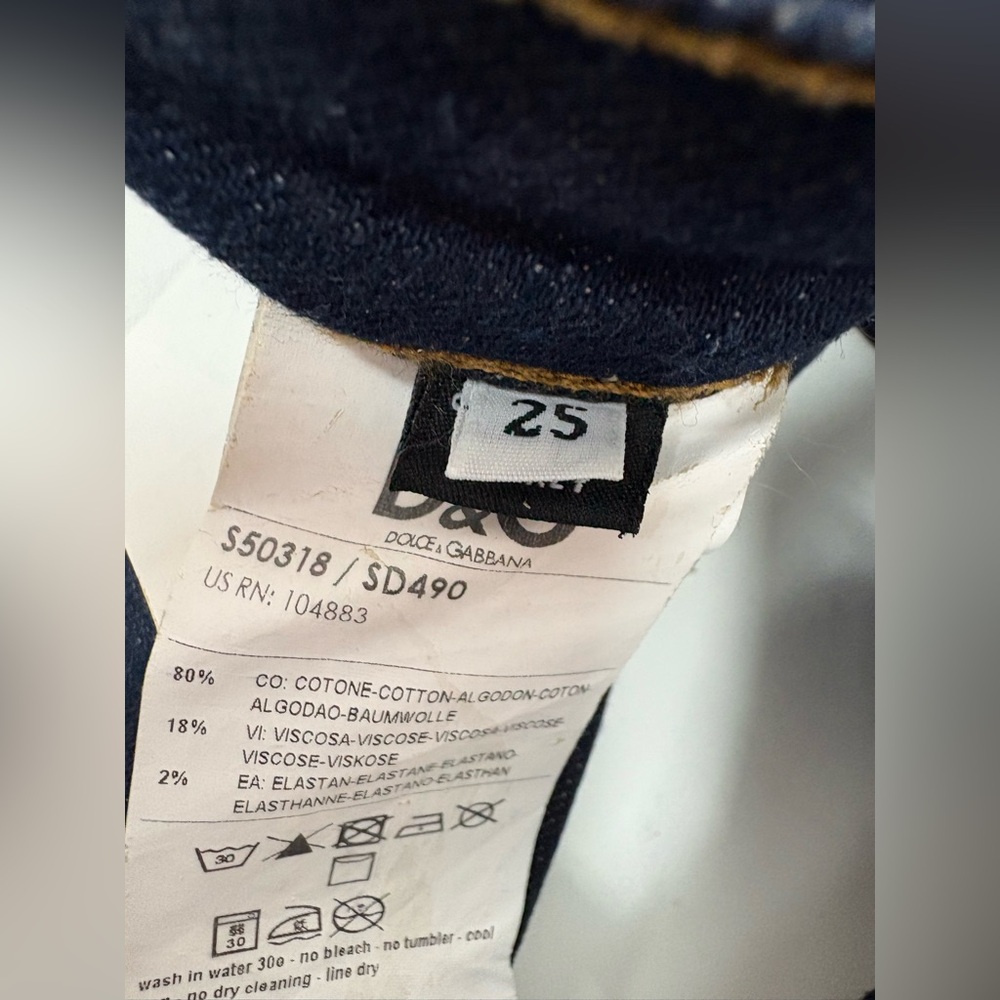 D&G Dolce & Gabanna Blue Slimmy skinny Jeans - Premium Denim - Picture 13 of 15